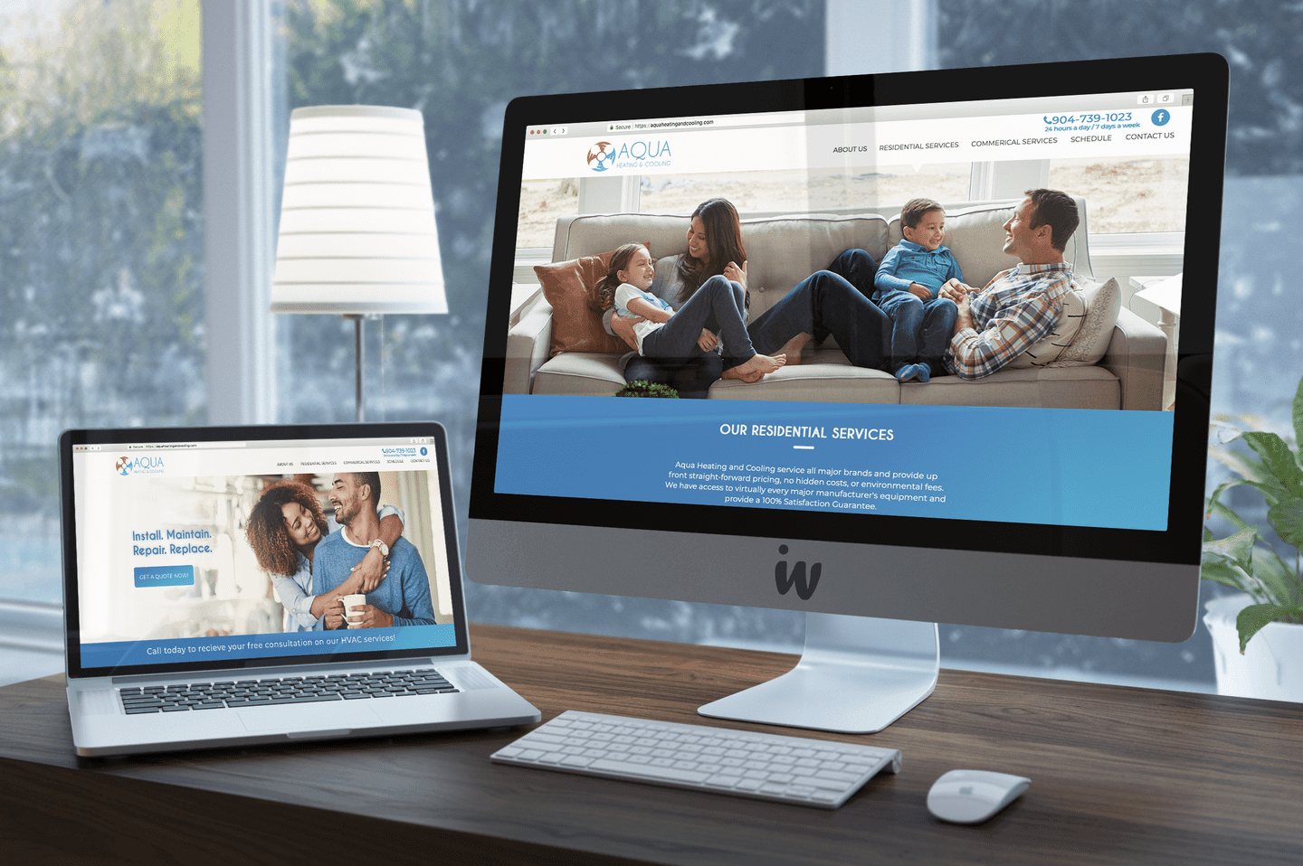 AQUA Heating and Cooling New Website AQUA Heating and Cooling New Website