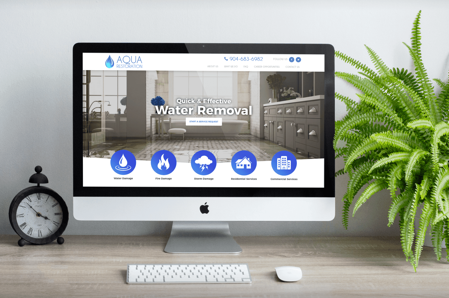 Aqua Restoration Website Re-Design Aqua Restoration Website Re-Design